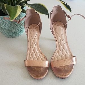 Rose gold heels